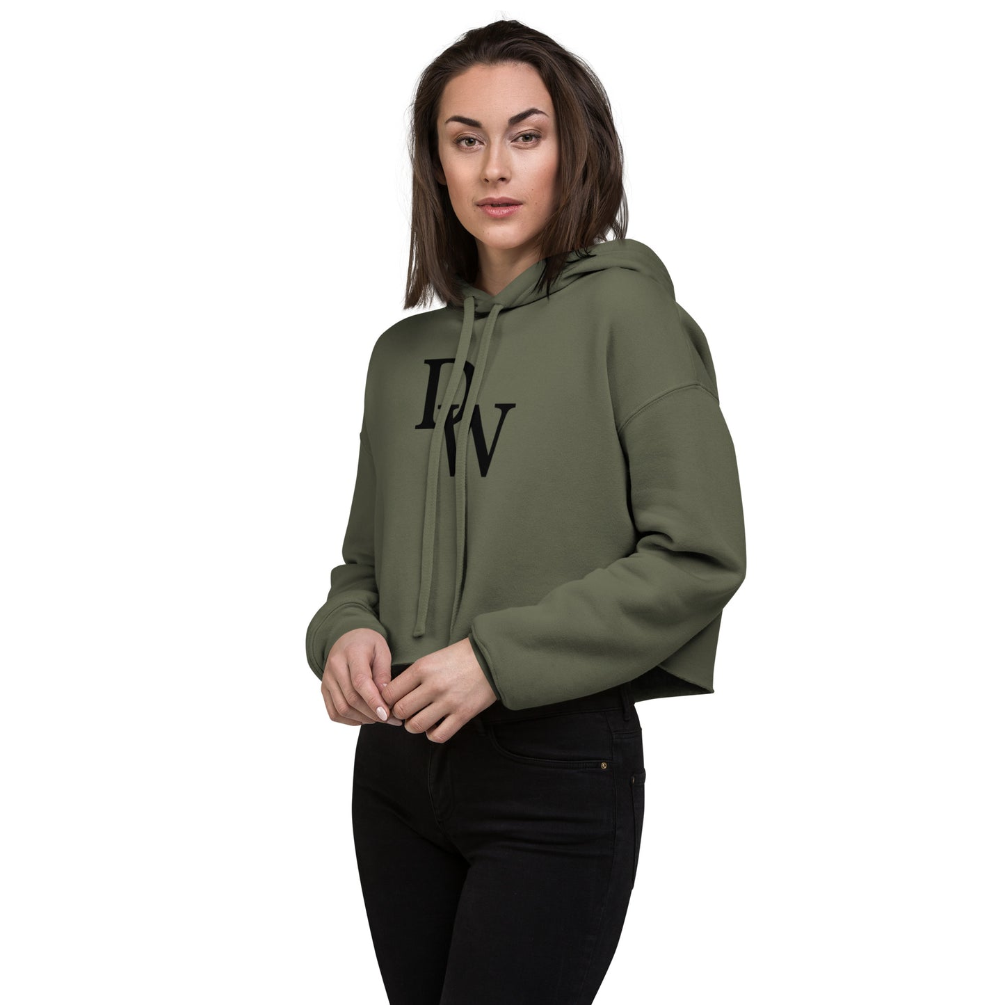 Women's DW Logo Crop Hoodie